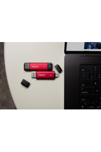 Obrázok pre Kingston Technology Dual Portable 2 TB USB Type-A / USB Type-C 3.2 Gen 2 (3.1 Gen 2) Černá, Červená