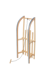 Dřevěné sáňky GreenBlue, klasické, s provázkem, do 100 kg, GB153 Obrázok pre Dřevěné sáňky GreenBlue, klasické, s provázkem, do 100 kg, GB153