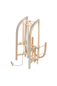 Dřevěné sáňky GreenBlue, opěradlo, sedák, šňůra, do 100 kg, GB159 Obrázok pre Dřevěné sáňky GreenBlue, opěradlo, sedák, šňůra, do 100 kg, GB159