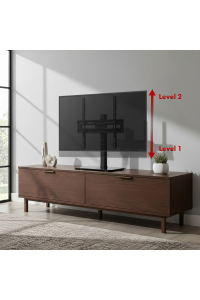 Univerzální TV stojan Maclean, pro RTV skříňku, stojan, max. 35 kg, otočný o 20 stupňů, pro TV 32-55 Obrázok pre Univerzální TV stojan Maclean, pro RTV skříňku, stojan, max. 35 kg, otočný o 20 stupňů, pro TV 32-55