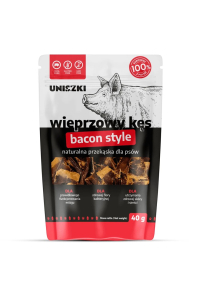 UNISZKI Vepřový kousek – pamlsek pro psy – 40 g Obrázok pre UNISZKI Vepřový kousek – pamlsek pro psy – 40 g