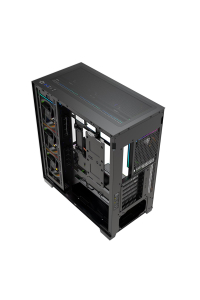 Obrázok pre Počítačová skříň MODECOM VOLCANO STELLAR PLUS ARGB MIDI 8F Černá