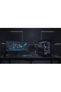 Obrázok pre Počítačová skříň MODECOM VOLCANO STELLAR PLUS MIDI Černá