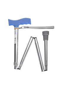 Laska inwalidzka, składana (srebrna) Obrázok pre Laska inwalidzka, składana (srebrna)