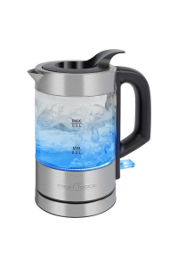 Obrázok pre ProfiCook PC-WKS 1228 G elektrická konvice 0,5 l 1100 W Nerezová ocel, Průhledná