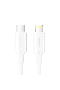 Kabel USB-C na Lightning 3A 480Mbps 1m WHITE Obrázok pre Kabel USB-C na Lightning 3A 480Mbps 1m WHITE
