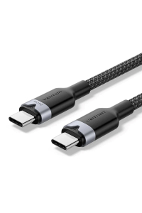 Kabel USB-C na C 2.0 Vention 3.1 5A 240W 1m BK Obrázok pre Kabel USB-C na C 2.0 Vention 3.1 5A 240W 1m BK