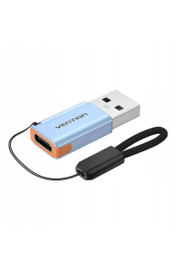 Obrázok pre OTG adaptér USB 3.1 Vention USB-C na USB-A s poutkem