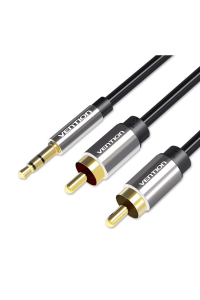 Obrázok pre Vention BCFBH audio kabel 2 m 3.5mm TRRS 2 x RCA Černá