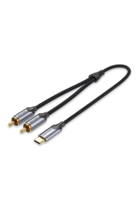 Obrázok pre Audio kabel Vention USB-C na 2RCA samec 2 m
