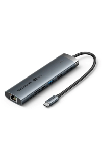 Obrázok pre Dokovací stanice Vention USB-C 8v1 4K 60Hz 100W