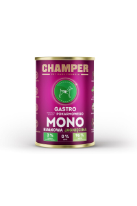 CHAMPER Gastro Monoprotein Lamb - vlhké krmivo pro psy - 400g Obrázok pre CHAMPER Gastro Monoprotein Lamb - vlhké krmivo pro psy - 400g