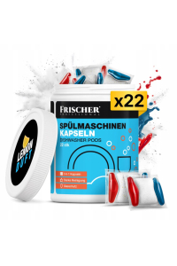 Obrázok pre Kapsle do myčky nádobí 3v1 Frischer 22 ks.