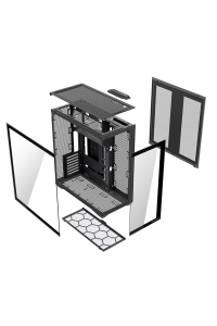 Počítačová skříň MODECOM Volcano SPACE XL FULL TOWER NF Černá Obrázok pre Počítačová skříň MODECOM Volcano SPACE XL FULL TOWER NF Černá