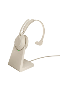 Obrázok pre Jabra Evolve2 65 Sluchátka s mikrofonem Bezdrátový Přes hlavu Kancelář / call centrum USB typu C Bluetooth Béžová