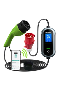 Qoltec 52436 Mobilní nabíječka do auta s 2v1 nastavením typu 2 | 11kW | 400V | Wifi | TUYA | SMART LIFE | LCD | Přenosná | 5m Obrázok pre Qoltec 52436 Mobilní nabíječka do auta s 2v1 nastavením typu 2 | 11kW | 400V | Wifi | TUYA | SMART LIFE | LCD | Přenosná | 5m