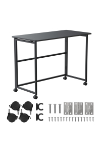 Maclean folding desk, black, mobile, 100x50cm, max. 50kg MC-1250 B Obrázok pre Maclean folding desk, black, mobile, 100x50cm, max. 50kg MC-1250 B