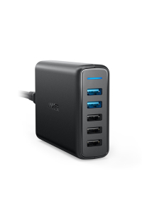 Anker PowerPort Speed 5 Univerzální Černá AC Vnitřní Obrázok pre Anker PowerPort Speed 5 Univerzální Černá AC Vnitřní