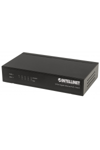 Obrázok pre Intellinet 561228 síťový přepínač Nespravované Gigabit Ethernet (10/100/1000) Podpora napájení po Ethernetu (PoE) Černá