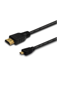 Obrázok pre Savio CL-39 HDMI kabel 1 m HDMI Typ A (standardní) HDMI Typ D (micro) Černá