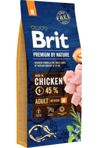 Obrázok pre BRIT Premium by Nature Medium Chicken - suché krmivo pro psy - 15 kg