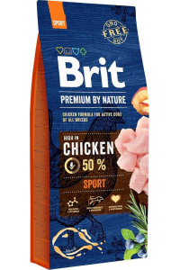 Obrázok pre BRIT Premium by Nature Sport Chicken - suché krmivo pro psy - 15 kg