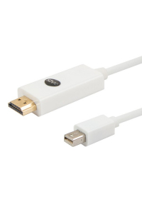 Obrázok pre Savio CL-83 adaptér k video kabelům 1,8 m Mini DisplayPort HDMI Bílá