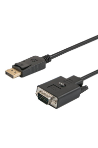 Obrázok pre SAVIO DisplayPort (M) - VGA (M) kabel 1,8 m CL-92 1,8 m VGA (D-Sub) černý