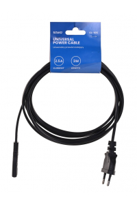 Obrázok pre SAVIO Napájecí kabel 2pin (M) 3m CL-105 černý