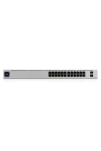 Obrázok pre Ubiquiti UniFi Pro 24-Port PoE Řízený L2/L3 Gigabit Ethernet (10/100/1000) Podpora napájení po Ethernetu (PoE) 1U Stříbrná