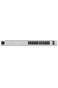 Obrázok pre Ubiquiti UniFi 24-Port PoE Řízený L2/L3 Gigabit Ethernet (10/100/1000) Podpora napájení po Ethernetu (PoE) 1U Stříbrná