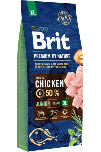 Obrázok pre BRIT Premium by Nature Junior XL Chicken - suché krmivo pro psy - 15 kg