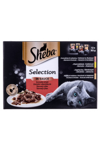 Obrázok pre Sheba Selection in Sauce Šťavnaté příchutě 12 x 85 g