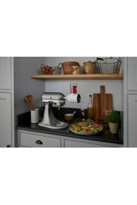 KitchenAid 5KSM125ECU Stojací mixér 300 W Stříbrná Obrázok pre KitchenAid 5KSM125ECU Stojací mixér 300 W Stříbrná