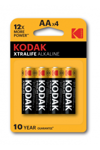 Obrázok pre Kodak XTRALIFE alkaline AA battery (4 pack)