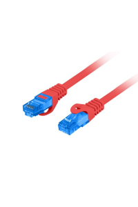 Obrázok pre LANBERG PATCHCORD S/FTP CAT.6A 1M ČERVENÝ LSZH