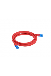 Obrázok pre LANBERG PATCHCORD S/FTP CAT.6A 0,5M ČERVENÝ LSZH