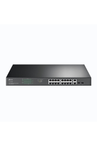Obrázok pre TP-Link TL-SG1218MP síťový přepínač Nespravované Gigabit Ethernet (10/100/1000) Podpora napájení po Ethernetu (PoE) 1U Černá