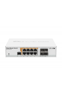 Obrázok pre Mikrotik CRS112-8P-4S-IN síťový přepínač Gigabit Ethernet (10/100/1000) Podpora napájení po Ethernetu (PoE) Bílá