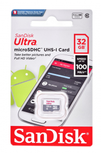 Obrázok pre Sandisk Ultra microSDHC paměťová karta 32 GB Třída 10