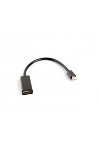 Obrázok pre Lanberg AD-0005-BK adaptér k video kabelům 0,2 m Mini DisplayPort HDMI Typ A (standardní) Černá