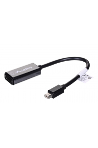 Obrázok pre Lanberg AD-0005-BK adaptér k video kabelům 0,2 m Mini DisplayPort HDMI Typ A (standardní) Černá