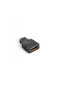 Obrázok pre Lanberg AD-0015-BK kabelová redukce HDMI Micro HDMI Černá