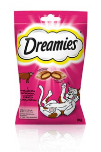 Obrázok pre Dreamies 4008429037948 suché krmivo pro kočky 60 g Dospělý jedinec Hovězí