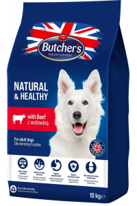 Obrázok pre BUTCHER'S Natural&Healthy with beef - suché krmivo pro psy - 10 kg