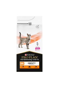 Obrázok pre PURINA Pro Plan Veterinary Diets Feline OM St/Ox Obesity Management - suché krmivo pro kočky - 1,5kg