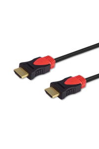 Obrázok pre Savio CL-113 HDMI kabel 5 m HDMI typ A (standardní) černý, červený