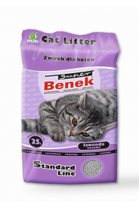 Obrázok pre Certech Super Benek Standard Levandule - Hrudkující stelivo pro kočky 25 l (20 kg)