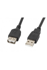 Obrázok pre Lanberg CA-USBE-10CC-0007-BK USB kabel 0,7 m USB 2.0 USB A Černá