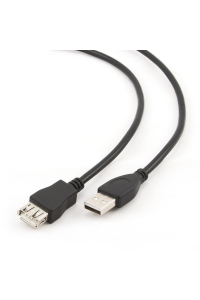 Obrázok pre Gembird 3m USB 2.0 A M/FM USB kabel USB A Černá